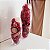 KIT 2 ARRANJOS DE VIDRO COM FOLHAS DESIDRATADAS ROSA COM BEGE - Imagem 2