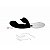 VIBRADOR DUPLO MOTOR PONTO G 10 VIBRAÇÕES PRETO - 5371 - Imagem 2