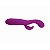 Vibrador De Ponto G e Clitóris Flat Recarregável Roxo  - 7153 - Imagem 3