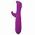 Vibrador De Ponto G e Clitóris Laila Recarregável Roxo - 7158 - Imagem 2