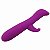 Vibrador De Ponto G e Clitóris Laila Recarregável Roxo - 7158 - Imagem 3