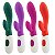 Vibrador De Ponto G E Clitóris Vermelho 2 - 7274 - Imagem 3