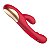 Vbrador Ponto G E Clitóris 2 Vermelho - 7539 - Imagem 3