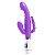 Vibrador Ponto G E Clitóris 3 Em 1 Roxo - 7580 - Imagem 1