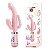 VIBRADOR PONTO G E CLITÓRIS 3 EM 1 ROSA - 7580 - Imagem 2