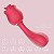 VIBRADOR PONTO G E ESTIMULADOR C/ LINGUA ROSA - 7007 - Imagem 6