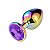 Plug Anal de Aço com Pedra de Cristal G - 6596 - Imagem 7