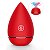 Vibrador de Pulsação Formato de Pera - 7935 - Imagem 1