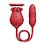 Vibrador de Clitóris em Formato de Rosa com Bullet Vai e Vem - 7882 - Imagem 4