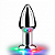 Plug Anal em Aço por App com Vibro e Luz de Led - 8641 - Imagem 1