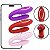 Vibrador de Casal à Longa Distância Controle via App - 8344 - Imagem 1
