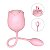 Vibrador sugador formato de Rosa com 9 Vibrações - 7074 - Imagem 3