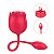 Vibrador sugador formato de Rosa com 9 Vibrações - 7074 - Imagem 1