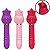 Vibrador de Ponto G e Clitóris / Rosa com Língua e Vai e vem -8884 - Imagem 4