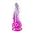 Dildo com Ventosa - transparente com Rosa - MAIG - 7809 - Imagem 1