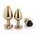 Plug Anal de Coração em Aço Dourado Tamanho M - 7056 - Imagem 9