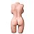 Masturbador Meio Corpo Cyberskin Realista - Vagina/Ânus SI - 9510 - Imagem 2