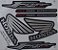 KIT DE FAIXAS FAN 150 PRETA 2011 ESDI -k - Imagem 1