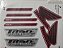 KIT DE FAIXAS TITAN 150 VERM 2010 KS k - Imagem 1