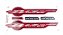 KIT DE FAIXAS BIZ 125 VERM 2010 KS -k - Imagem 1