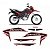 KIT DE FAIXAS NXR 150 VERM 2011 KS k - Imagem 1