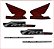 KIT DE FAIXAS FAN 150 PRETA 2012 ESI -k TM1308 - Imagem 1