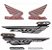 KIT DE FAIXAS FAN 125 VERM 2014 ES/ESD -k - Imagem 1