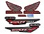 KIT DE FAIXAS FAN 150 VERM 2014 ESDI -k - Imagem 1