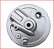 ESPELHO FREIO DIANT NXR 125 /KS NXR 150 KS j 65318 PRETP - Imagem 1