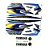 KIT DE FAIXAS XTZ 125 AZUL 2005 K E k - Imagem 1