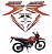 KIT DE FAIXAS XTZ 125 VERM 2008 k - Imagem 1