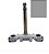 MESA INF DO GARFO NXR 150 2009/14 PRATA J - Imagem 1