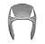 BICO FRONTAL BIZ 125 PRATA 2005/06/07 MET J - Imagem 1
