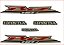 KIT DE FAIXAS BIZ 110 PRETA 2016 -k - Imagem 1