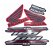 KIT DE FAIXAS CG 160 START VERM 2020/21 J - Imagem 1