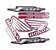 KIT DE FAIXAS FAN 150 VERM 2011 ESI -k TM1279 - Imagem 1