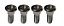 PARAFUSO DISCO DE FREIO NXR 160/XRE300/FALCON TRAS 35203 MBR8099 8X16(UNID) - Imagem 1