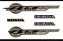KIT DE FAIXAS BIZ 125 BEGE 2010 ES -j - Imagem 1