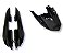 KIT RABETA FAZER 150 PRETO 2014/15 E 18/19 /(3 PEÇAS ) J - Imagem 1