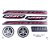 KIT DE FAIXAS FACTOR 125 PRETA 2009 k - Imagem 1