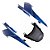 KIT RABETA TITAN 160 AZUL 2020/2021 CRUZEIRO METALICO 3 LADOS - Imagem 1