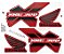 KIT DE FAIXAS XRE 300 VERM 2013 w - Imagem 1