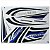 KIT DE FAIXAS FAZER 150 BRANCA 2014/15 SED w - Imagem 1