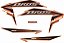 KIT DE FAIXAS NXR 150 LARANJA 2010 ESD MIX k - Imagem 1