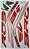 KIT DE FAIXAS NXR 160 BRANCA/VERM 2019 ESDD w - Imagem 1