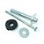 PARAFUSO PROTETOR DE PERNAS C-100 BIZ (KIT) DIR w - Imagem 1