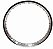 ARO DE RODA DIANT 185-19 ALUMINIO BROS FABRECK & - Imagem 1