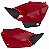 TAMPA LAT FAN 125 VERM 2007 S/F w - Imagem 1