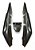 KIT RABETA TITAN 150 SPORT CINZA 2008 j - Imagem 1