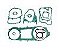 JOGO DE JUNTA DAFRA SMART 125 j - Imagem 1